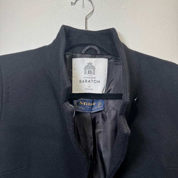 Aritzia Babaton Wool Cashmere Tailored Coat – Italian Milior Buttons – Size S - Picture 6 of 16